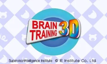 Brain Training 3D(Europe) (En,Fr,De,Es,It) screen shot title